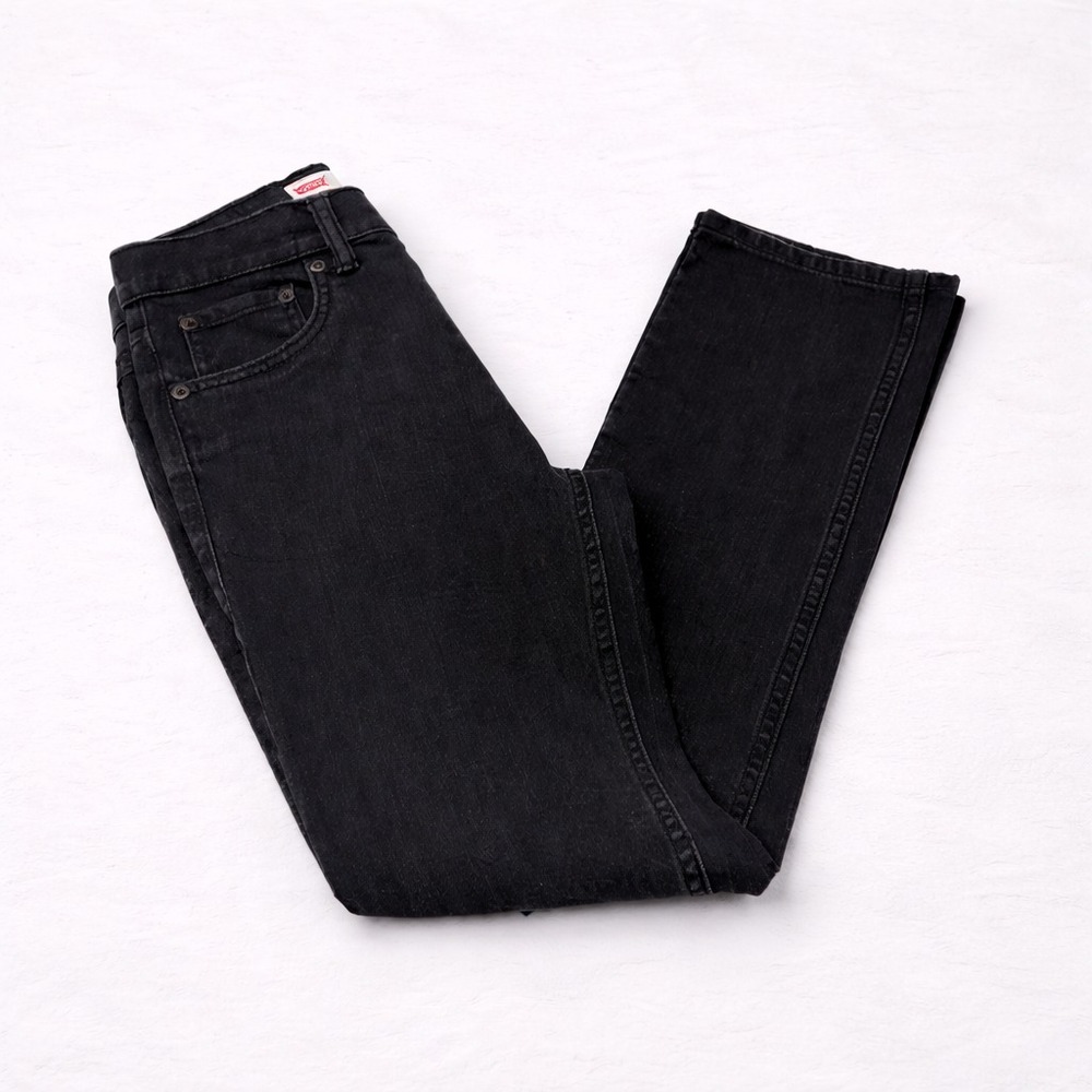 Levis 511 Slim Jeans Womens 27x27 Black Denim Pants Stretch